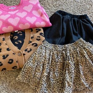 Old Navy Sweaters and Zara Skirts - Girls